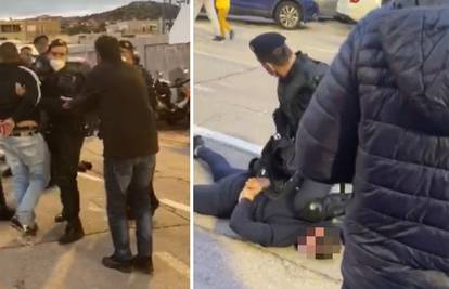 VIDEO Frka u Šibeniku, policija privela nekolicinu nakon meča