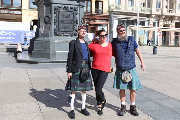 Zagreb: Škotski navijači stižu u grad