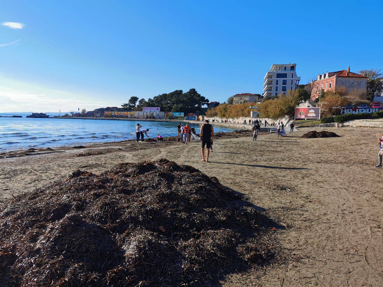 Eko udruga čistila plažu Bačvice, koncesionar prijetio policijom: 'Ne mogu oni tu raditi što hoće'