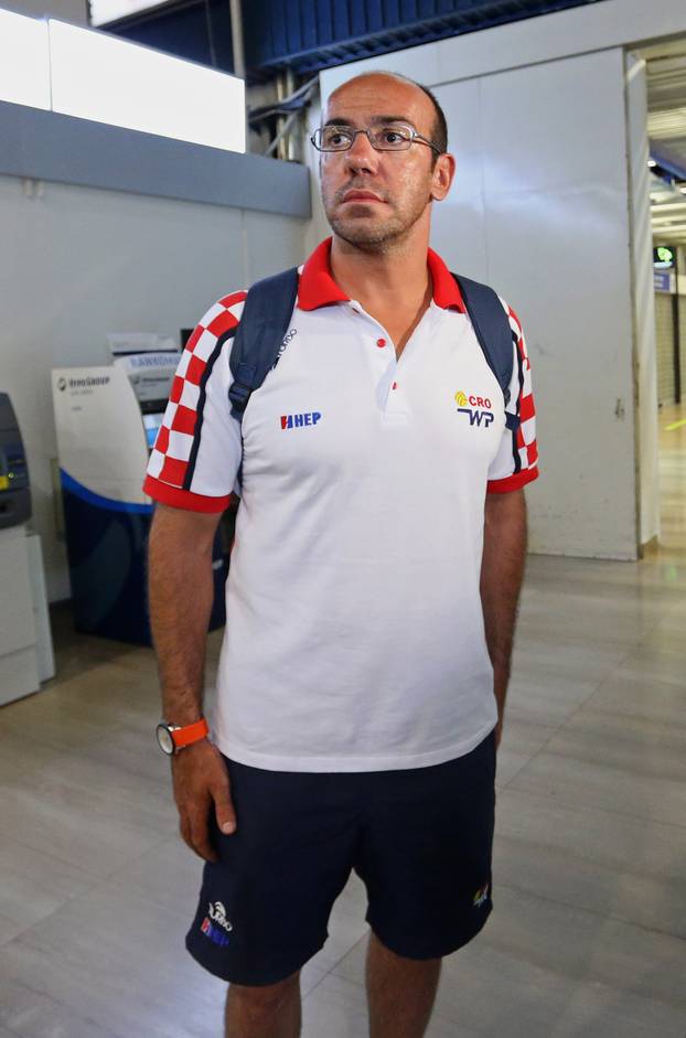 Zagreb: Bron?ani vaterpolisti vratili se sa Svjetskog prvenstva u Barceloni