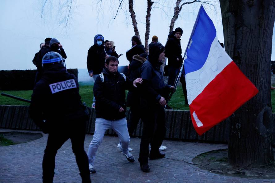 Anti-pension bill protest in Lille