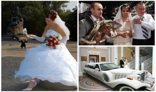 FOTO 30 krindž vjenčanja! Žena u toplesu, piton oko vrata i upropaštene fotke. I to nije sve!