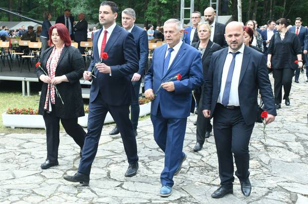 Obilježavanje Dana antifašističke borbe u Park šumi Brezovica pored Siska