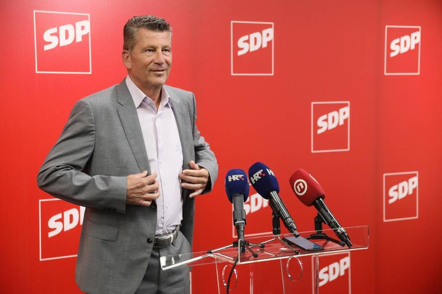 Zagreb: Marino Percan predstavio je svoju kandidaturu za predsjednika SDP-a