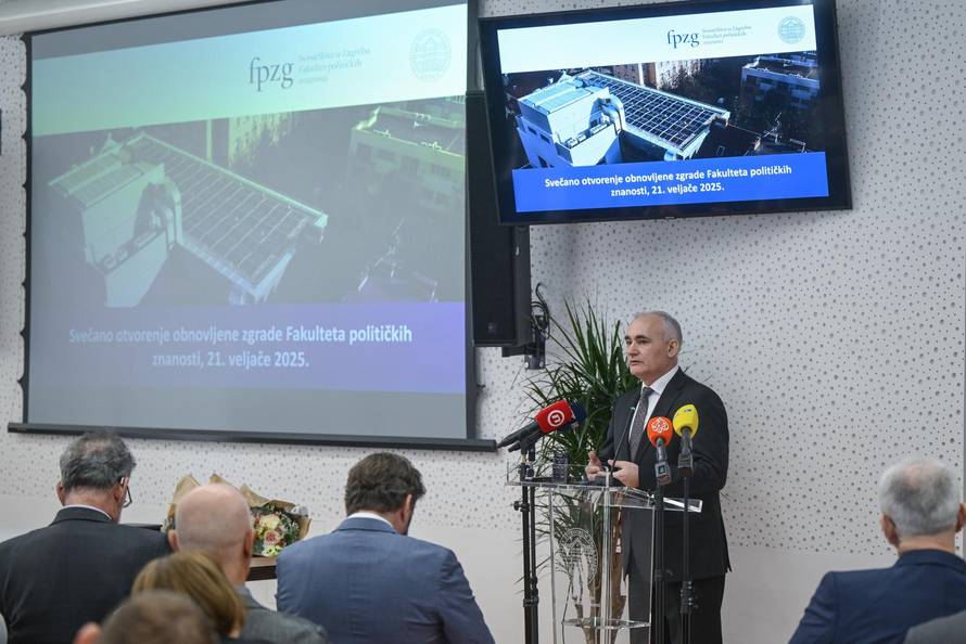 Svečano otvorenje obnovljene zgrade Fakulteta političkih znanosti Sveučilišta u Zagrebu