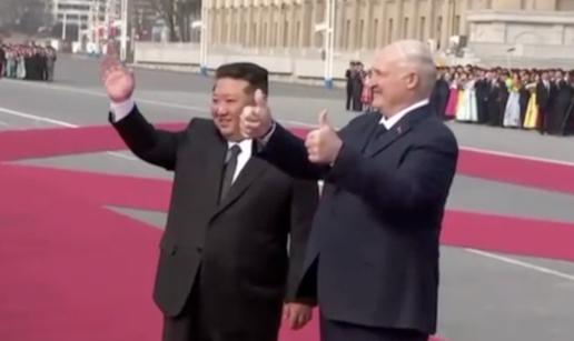 VIDEO Diktator Kim ugostio je Putinova saveznika Luka&scaron;enka uz taktove raspjevane djece