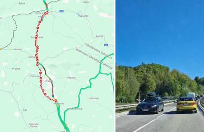 VIDEO Autocesta A2 zatvorena zbog radova, velike gužve su kod Krapine: 'Kao da stojimo...'