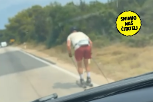 VIDEO &Scaron;TO JE OVO? 'Po cesti vozi skije na Bra&ccaron;u, nevjerojatno! Trubio sam mu, nije me ni &ccaron;uo'