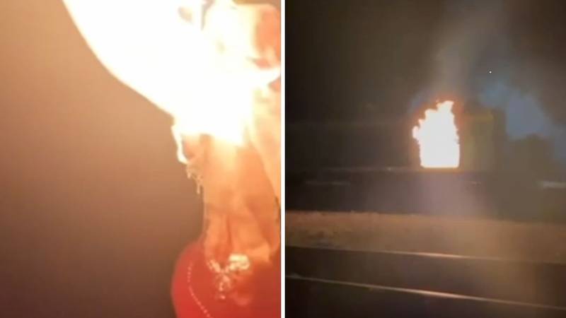 Pogledajte kako partizani pale vlakove s vojnom opremom u Rusiji: 'Putinov ološ je u strahu'