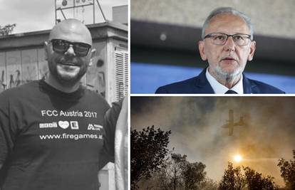 Božinović nakon tragične smrti vatrogasca: 'Goran je poginuo kao heroj, ovo je tužan dan'