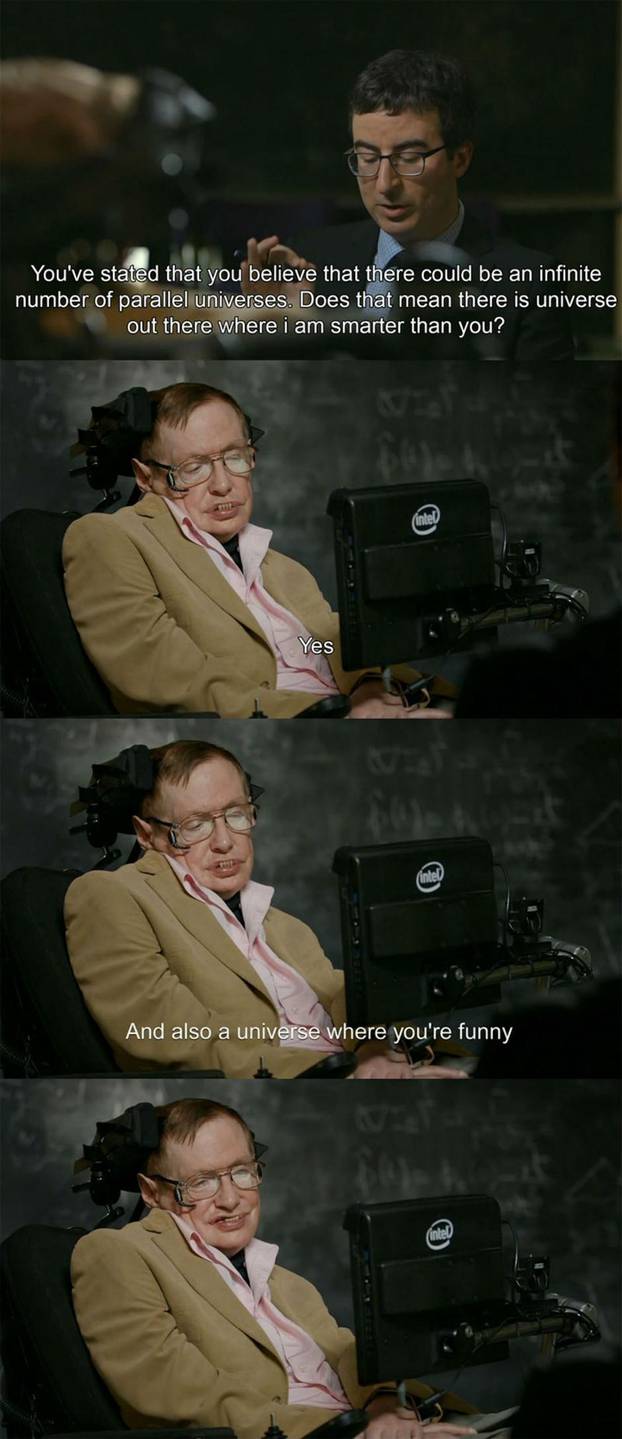 Duhovitost Stephena Hawkinga