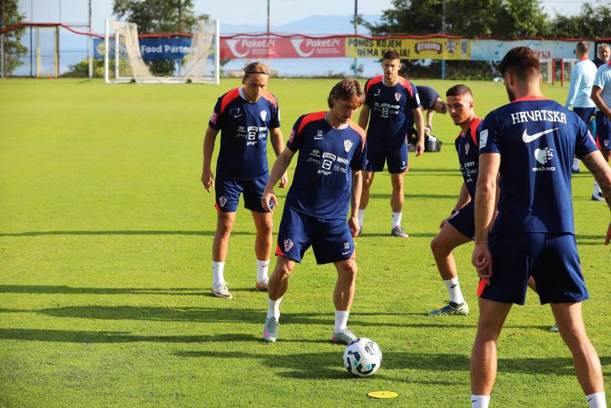 Trening nogometne reprezentacije Hrvatske