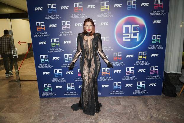Beograd:  Martina Vrbos nastupila je na 'Pesmi za Evroviziju'  u  haljini  Juraj Zigmana