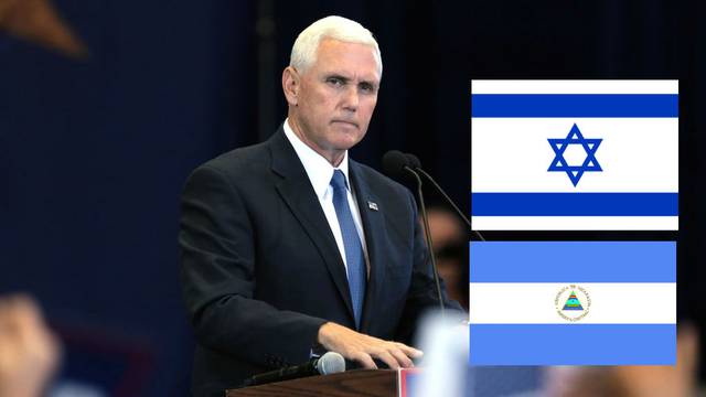 Objavio: 'SAD stoji uz Izrael' i postavio zastavu - Nikaragve
