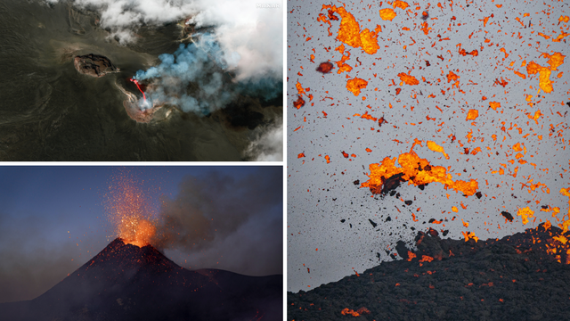 FOTO Spektakularni prizori iz Italije: Erupcija vulkana na Etni