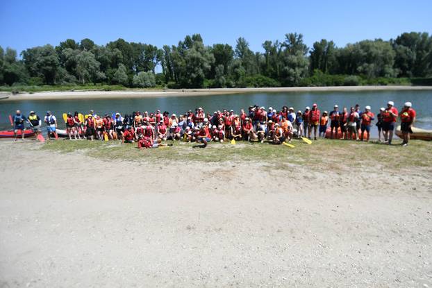 Rafting Hrvatskom Amazonom - Drava 2025. od legradskog ušća Mure u Dravu do Ješkova