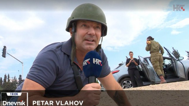 VIDEO Petar Vlahov se javio iz Izraela, na Twitteru mu se rugaju: 'Naš junački reporter!'