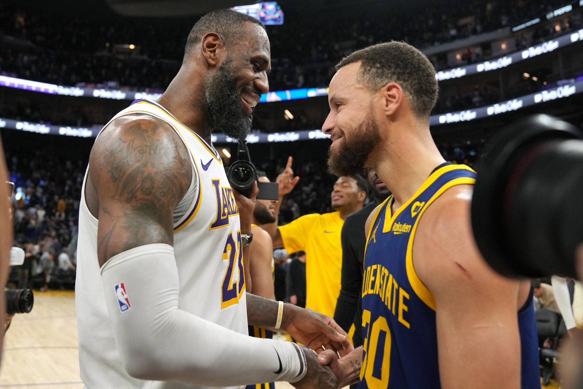 NBA: Los Angeles Lakers at Golden State Warriors