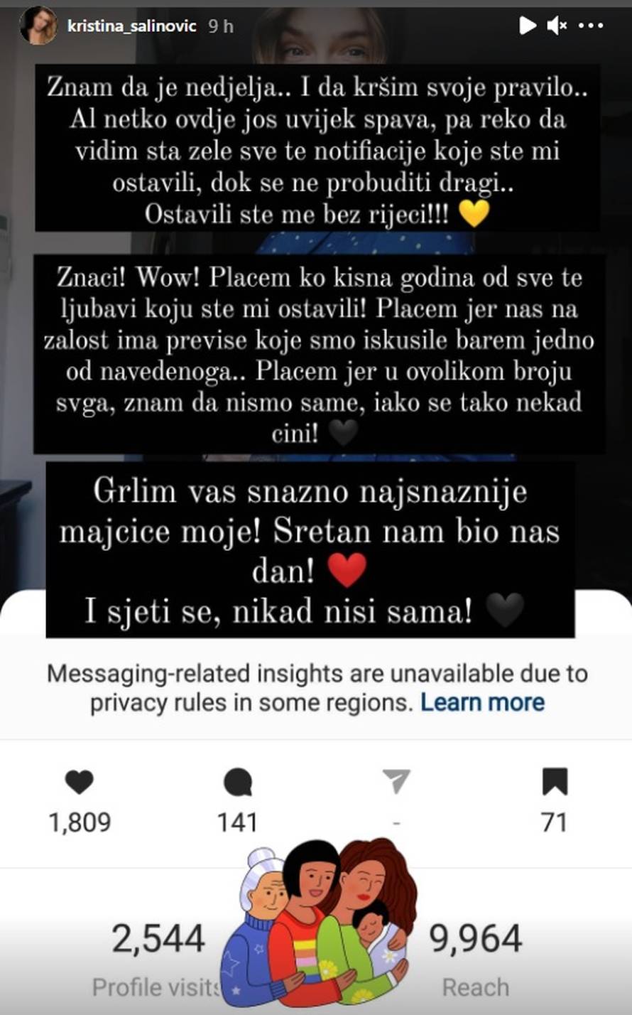 Kristina Šalinović uoči Majčinog dana otvorila dušu: 'Svaka igla, svaka tableta bila je vrijedna!'