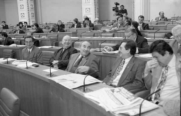 Zagreb: Zasjedanje Zastupničkog doma Sabora RH, 1.2.1996.
