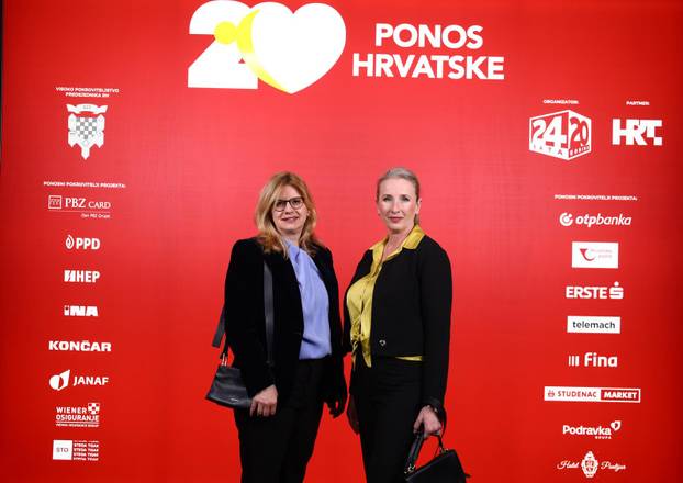 Zagreb: Svečana dodjela nagrade Ponos Hrvatske, fotografiranje prije početka dodjele 