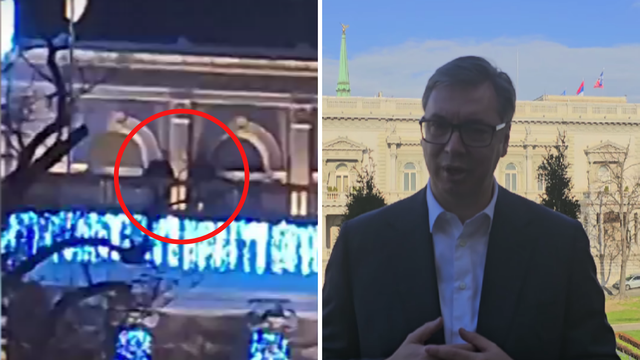 Vučića snimili kako se prešetava terasom za vrijeme prosvjeda: 'To sam bio ja, nisam se bojao'
