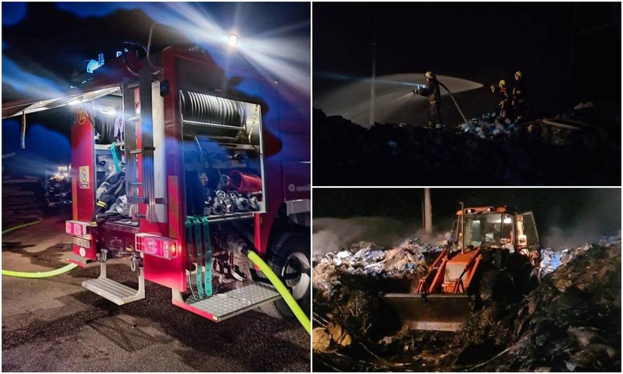 Veliki požar u Petrinji: Sve raspoložive snage na terenu