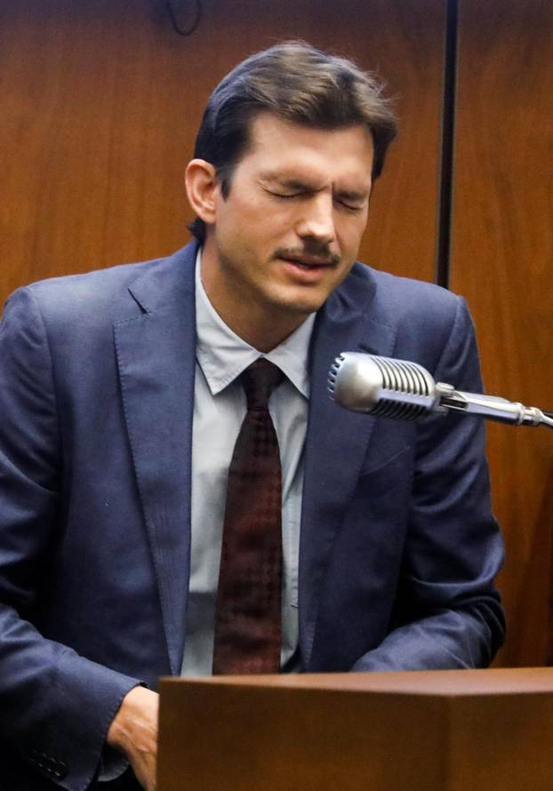 Actor Ashton Kutcher testifies at the murder trial of accused serial killer Michael Thomas Gargiulo in Los Angeles