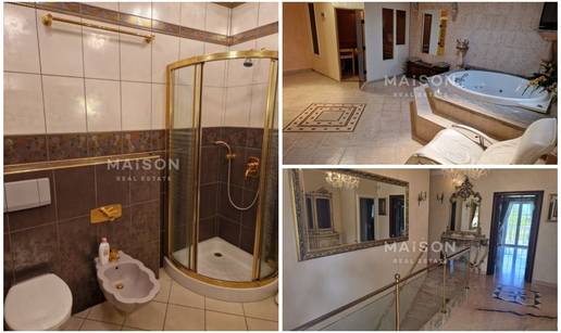 FOTO U Hrvatskoj se prodaje vila: Zlatna tuš kabina. Versace. I malo Valentina. Cijena? Sitnica