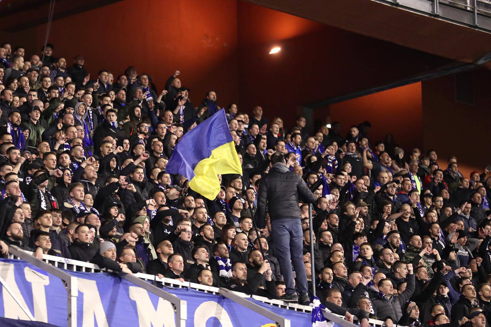 Atmosfera na stadionu tijekom utakmice Dinama i Seville