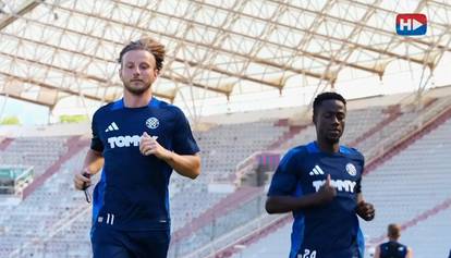 FOTO Rakitić odradio trening na Poljudu: Gledao je u štopericu