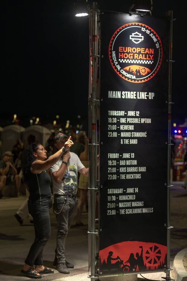 Medulin: Prvi dan H.O.G. Rallyja, susreta zaljubljenika u Harley Davidson iz svih zemalja