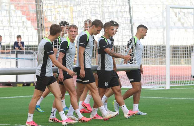Split:  MŠK Žilina odradila trening na Poljudu