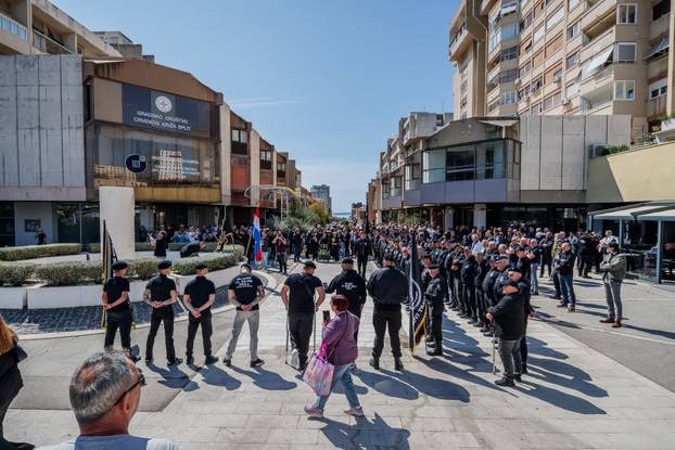 Proslava 35. Obljetnice od osnutka HOS-a u Splitu