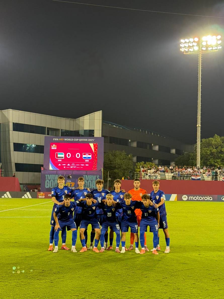VIDEO Hrvatska U17 - UAE 3-0: 'Mini-vatreni' uvjerljivo slavili i zasjeli na prvo mjesto skupine