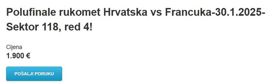 Paprene cijene ulaznica za utakmicu Hrvatske i Francuske! Najskuplja košta čak 950 eura