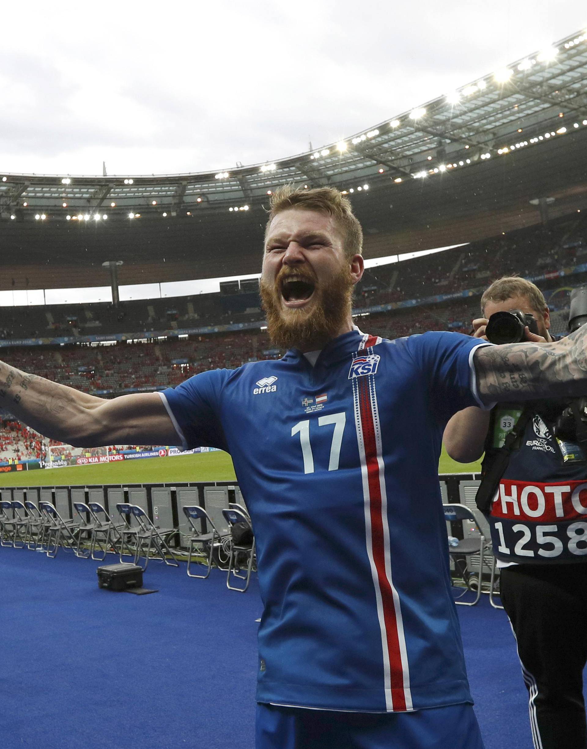Iceland v Austria - EURO 2016 - Group F