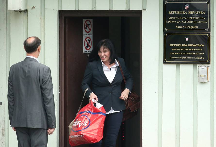 Zagreb: Marina Lovri? Merzel izašla iz istražnog zatvora
