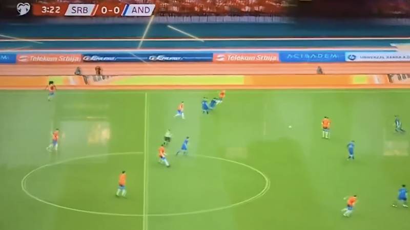 Video amazing Gaf of Serbian Television. Instead of abstracts released a video of the PES video game