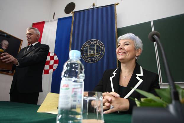 Zagreb: Jadranka Kosor posjetila je studente Pravnog fakulteta