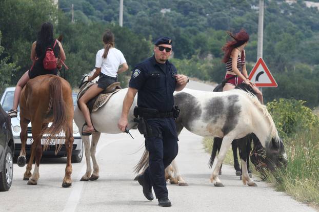 Jak vjetar otežava gašenje požara koji je planuo kod Grebaštice, kanaderi i air tractori u akciji, evakuiraju se kuće