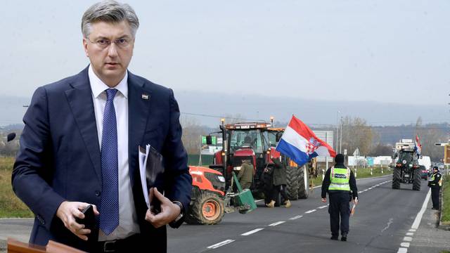 Plenković poručio: U prosvjede seljaka su se uključili pripadnici jedne ekstremističke skupine...