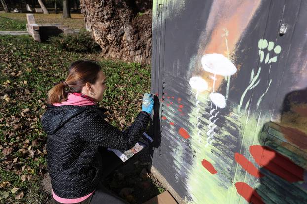 Ježeva kućica na Bundeku: Mural koji će uveseljavati sve