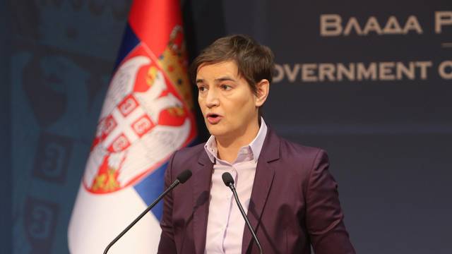 Beograd: Ana Brnabić održala je konferenciju za medije povodom izveštaja Ureda OEBS-a za demokratske institucije i ljudska prava