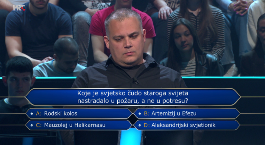 Zadranin u Milijunašu pao na 10. pitanju o hit pjesmi Novih fosila: Znate li vi odgovor?