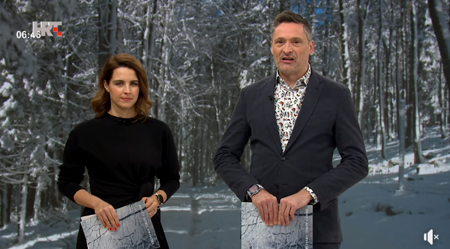 Nakon kraćeg izbivanja zbog mećave, Doris Pinčić se vratila na male ekrane i vodila emisiju