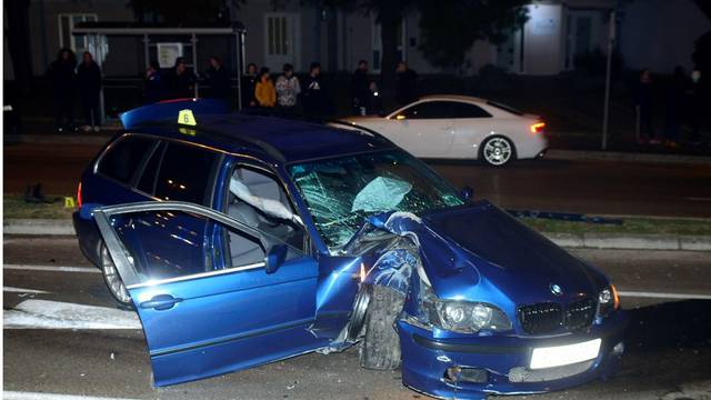 Opasna jurnjava u Puli: Jedan ozlijeđen u sudaru dva auta