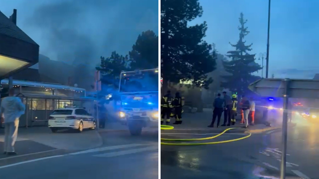 VIDEO Zapalila se trgovina u Svetom Ivanu Zelini: 'Puno je vatrogasnih ekipa na terenu'