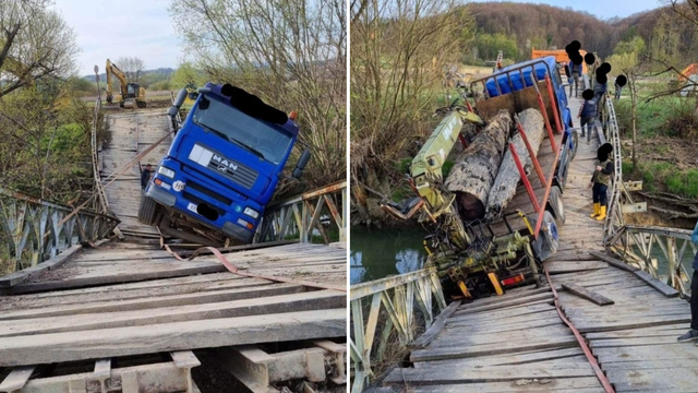 Urušio se most na rijeci Krapini, propao kamion. Policija: 'Došli smo na teren, a vozila nema...'