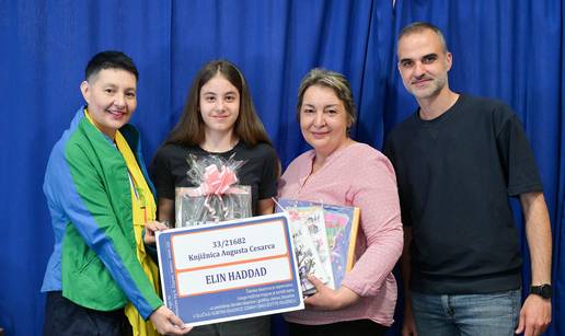Elin Haddad (12) iz Zagreba u 2024. je pročitala čak 145 knjiga